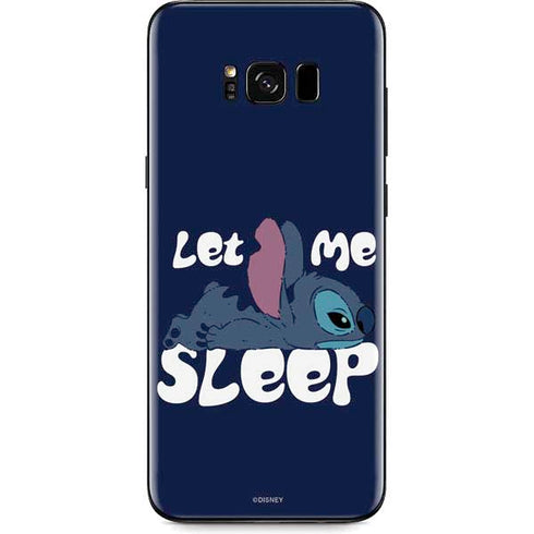 Disney Lilo and Stitch Let Me Sleep Galaxy S8 Plus Skin